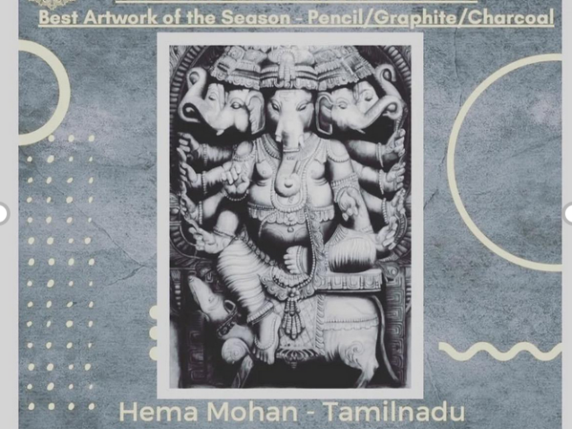 Indian Art Factory Season 9: Best Artwork of the Season – Pencil, Graphite & Charcoal (10 August 2023)